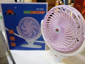 Jr-5566 Mini Rechargeable Desk Fan.