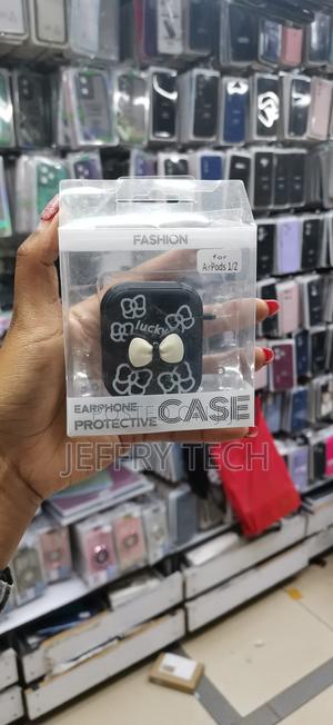 Apple Air Pods 1 2 Cute 3d Bow Tie Design Shockproof Soft Case - thumbnail 2