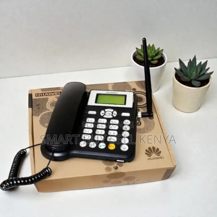 Huawei GSM Simcard Based Rechargeable Landline Desktop Phone