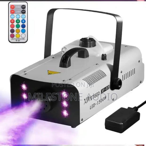 Fog Machine 1500 Watt With 6 Led Lights