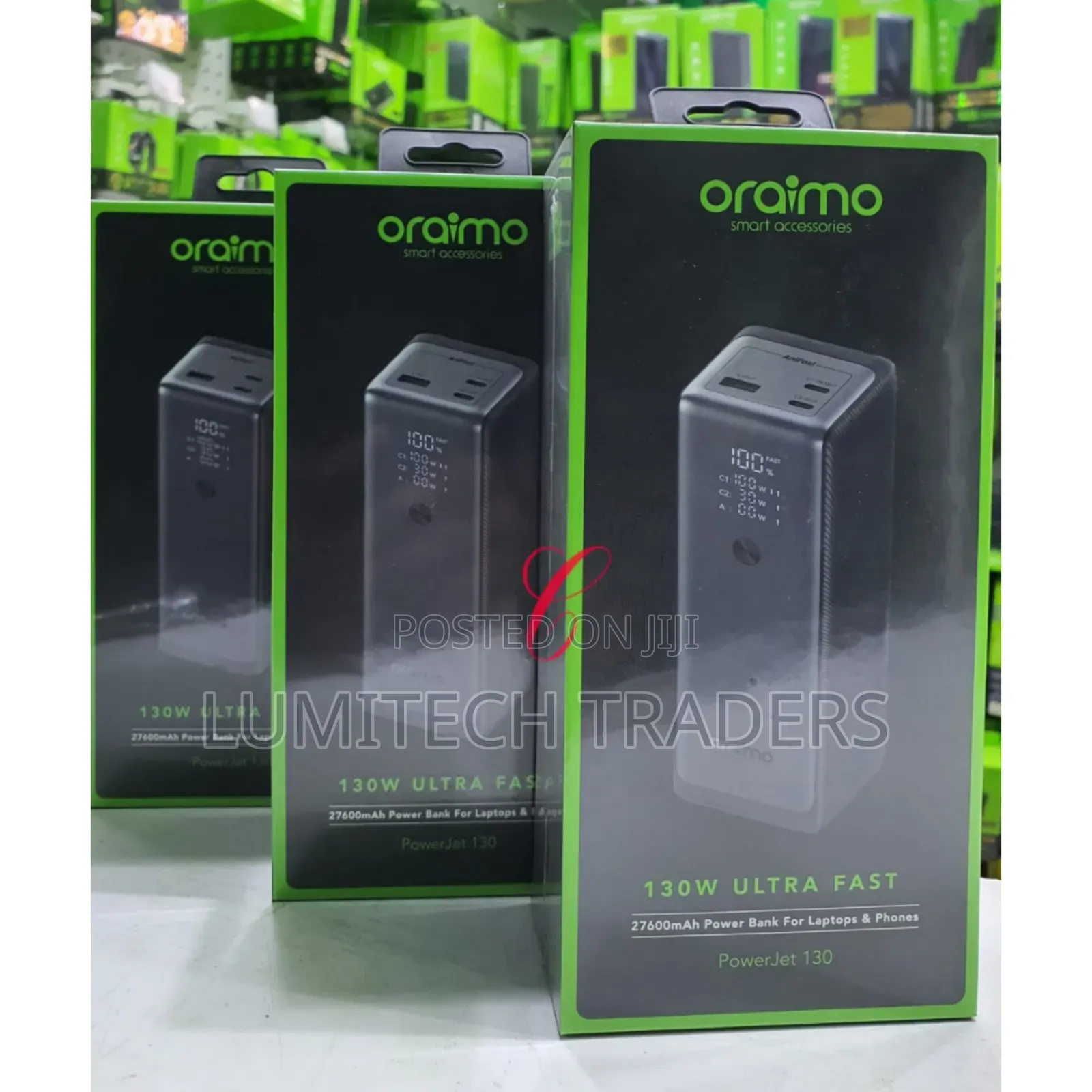 Oraimo 130 Opb-727sq 130w Laptop Phone Super Fast Power Bank