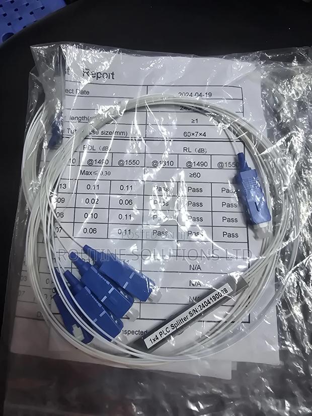 1x4 Fiber Optic Splitter With Connector