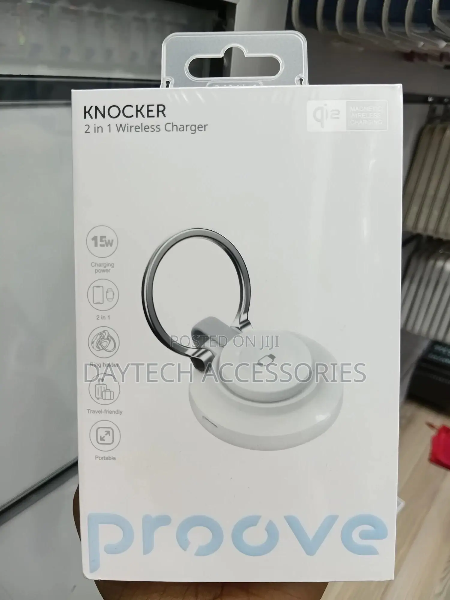Proove iPhones Wireless Charger Knocker 2 in 1 Qi2