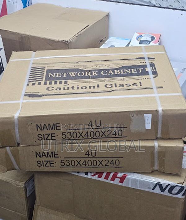 Professional 4u Network Cabinet With Key Lock - main view