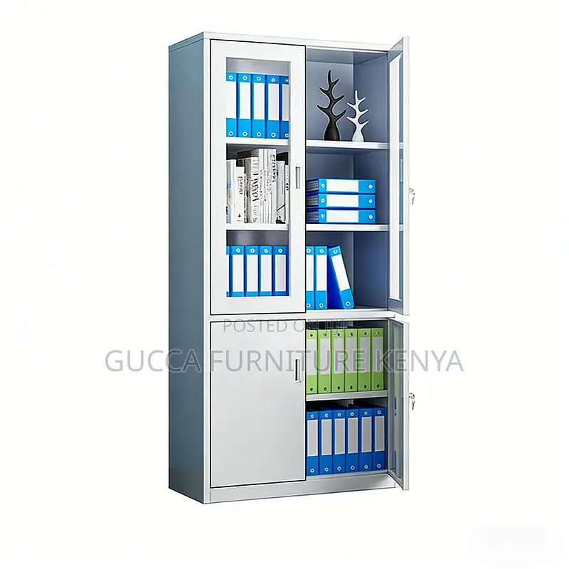 2-door Half Glass Office Document Cabinet