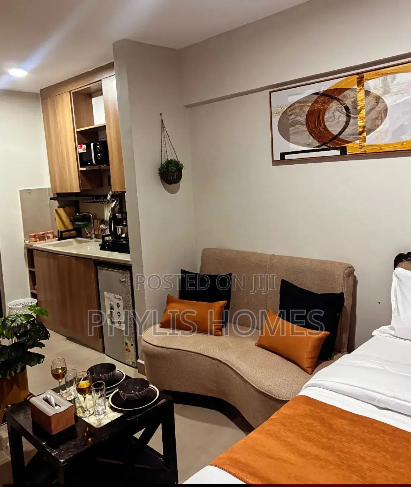 Fully Furnished Studio South B Area