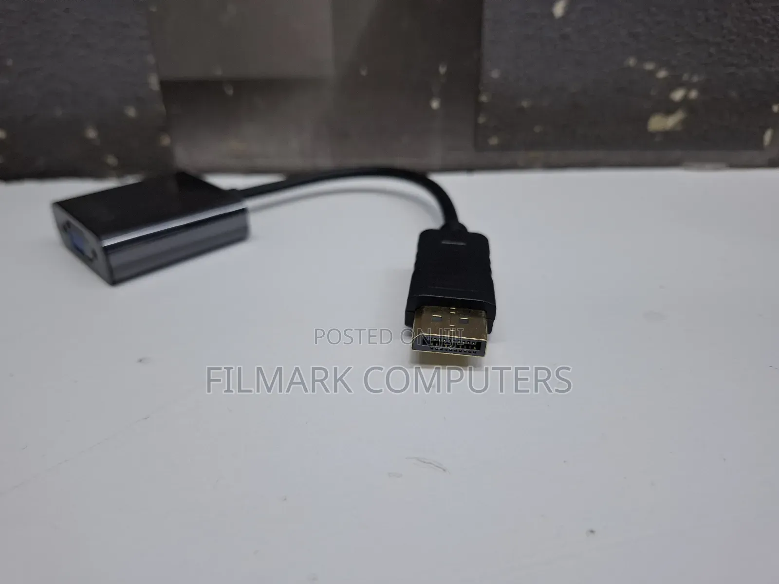 Displayport Male To Vga Female Converter Cable Black