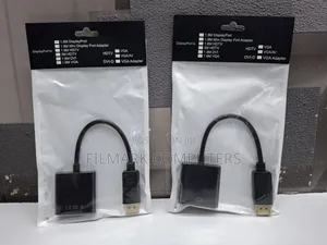 Displayport Male To Vga Female Converter Cable Black