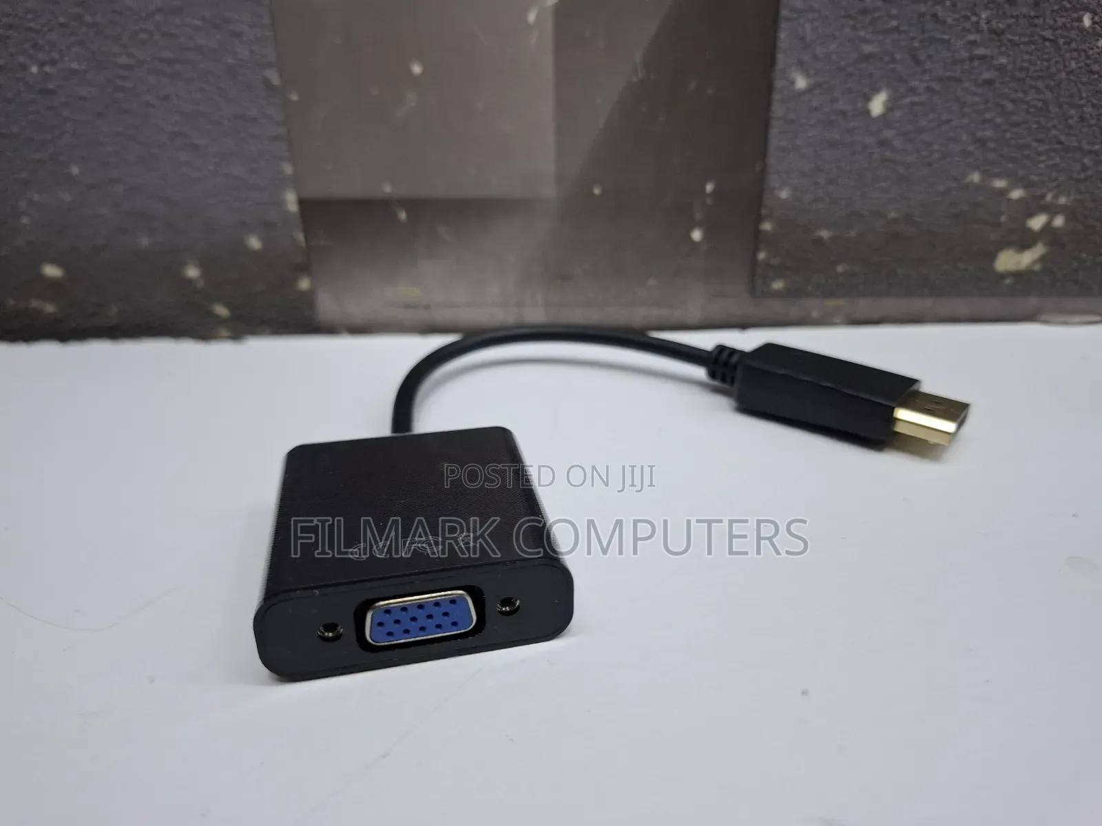 Displayport Male To Vga Female Converter Cable Black