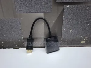Displayport Male To Vga Female Converter Cable Black