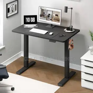 Black 120cm Electric Heigh Adjustable Table