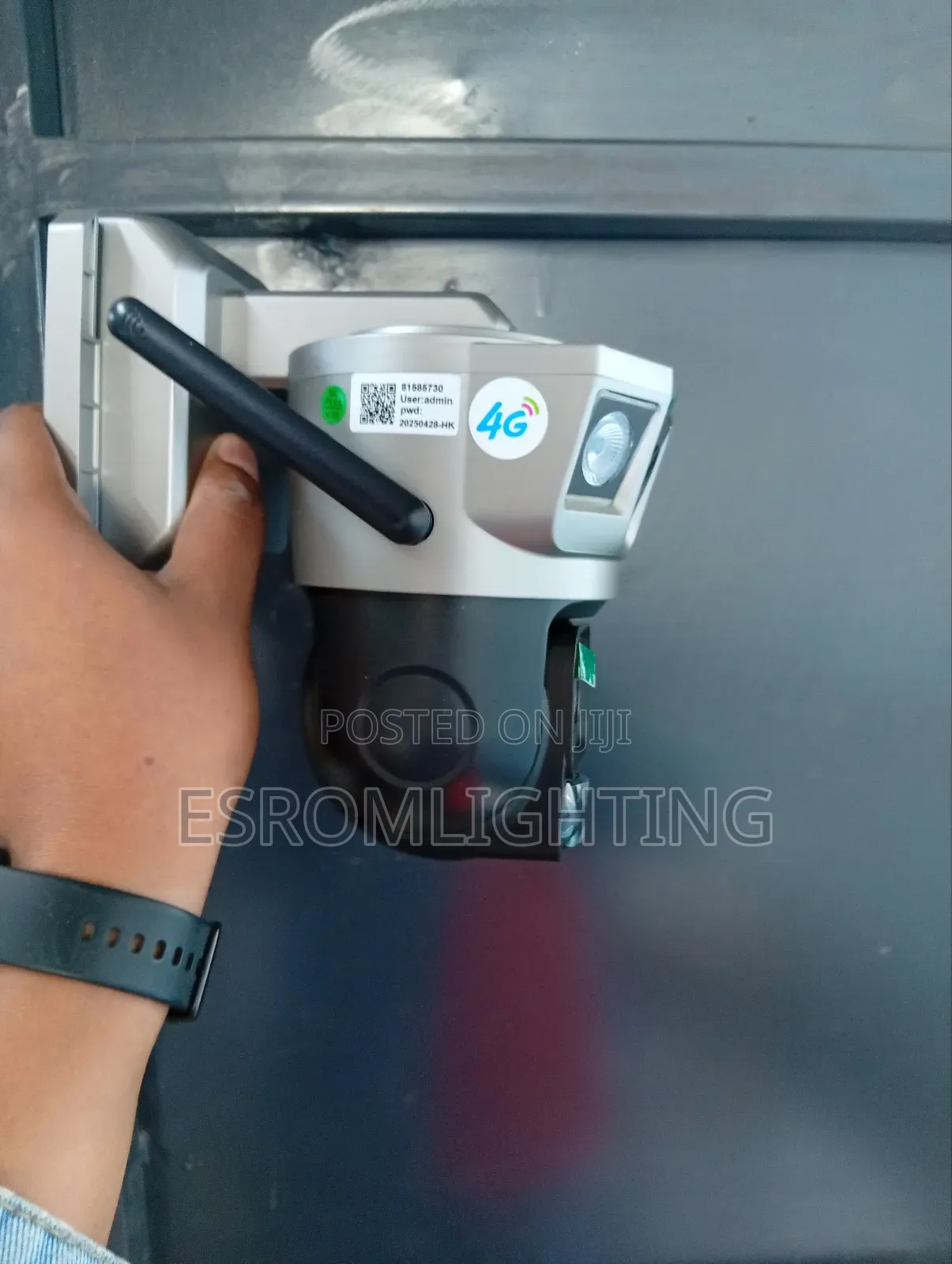Solar Smart Dual-Lens CCTV Camera – No Power,