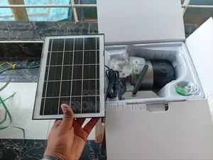 Solar Smart Dual-Lens CCTV Camera – No Power,