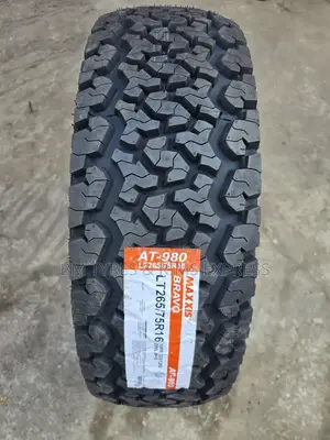265 /75 R16 Maxxis at 980 (All Terrein) Thailand.