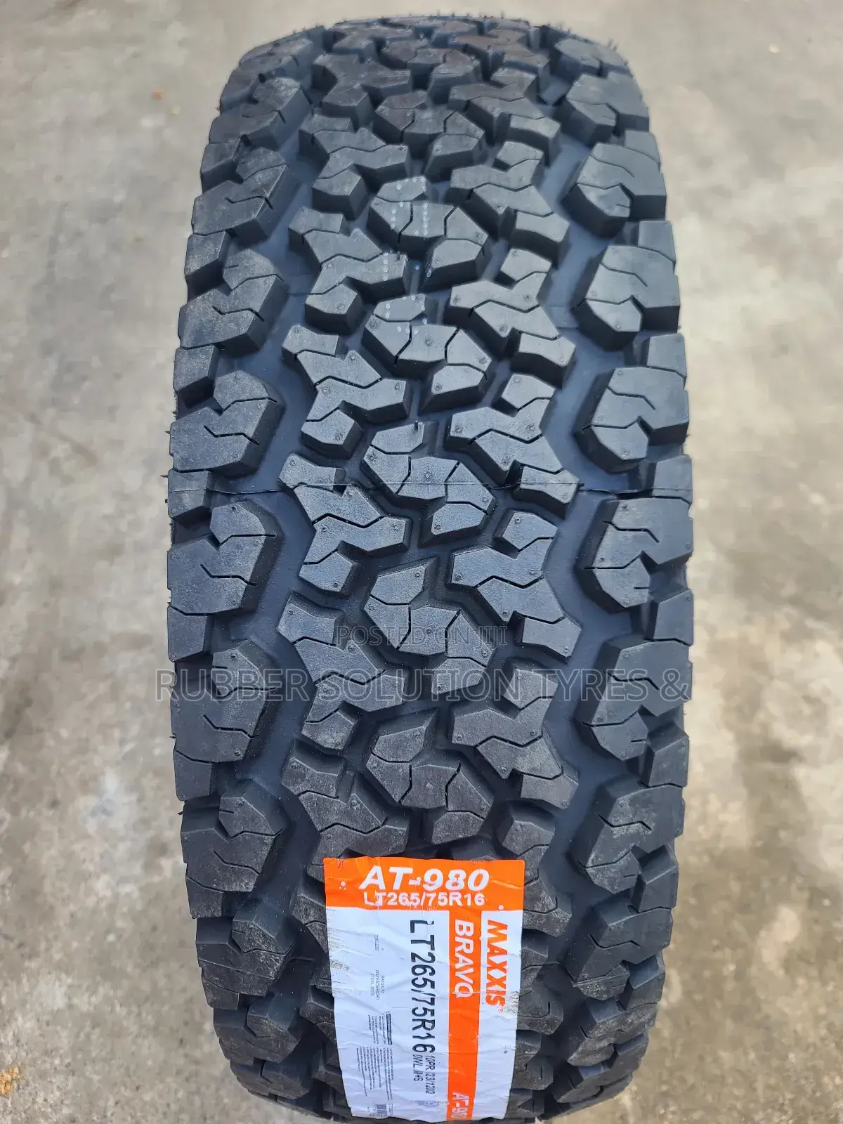 Lt 265 /75 R16 Maxxis Tyres Bravo a/T980 10pr 4x4