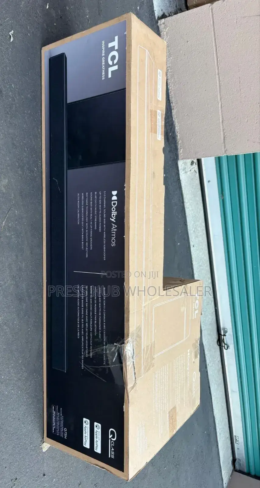 TCL Q75h Soundbar. " 