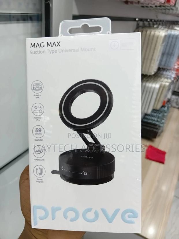 Proove Mag Max Suction Type Universal Mount - Black