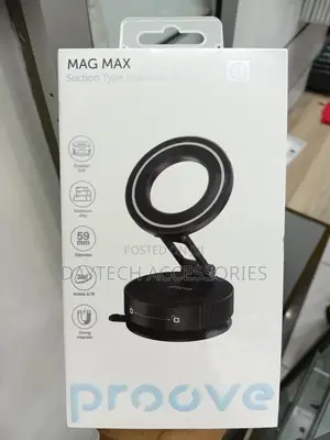 Proove Mag Max Suction Type Aluminum Alloy Car Holder for Smartphones.