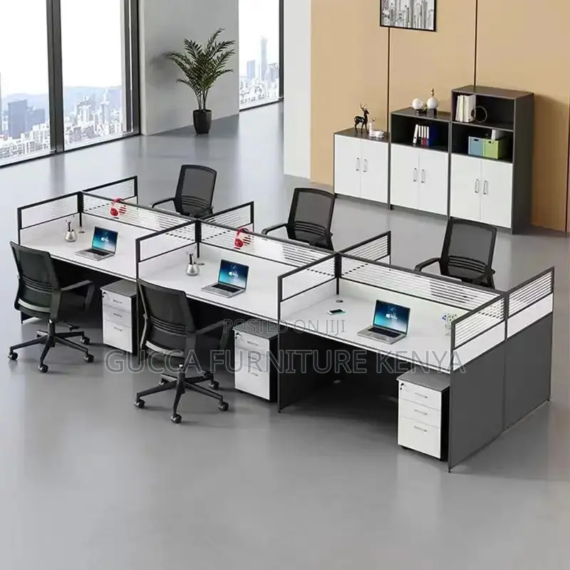 Modern 6-seater Modular Office Workstation