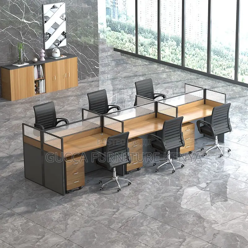 Modern 6-seater Modular Office Workstation