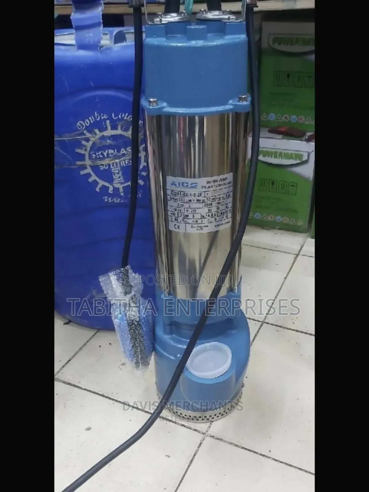 Aico Submersible Water Pump 3hp