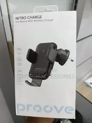 This Is a Proove Nitro Charge 15w Wireless Charging Car Vent Holder.