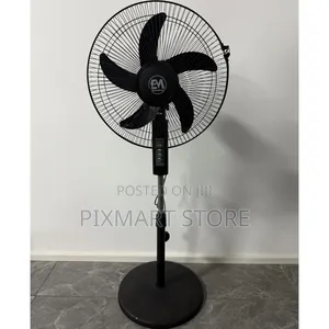 Electromate 16‐Inch Black Pedestal Fan – Quiet Operation Durable