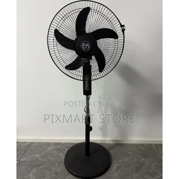 Electromate 16‐Inch Black Pedestal Fan – Quiet Operation Durable