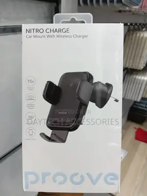 Proove Nitro Charge 15w Wireless Car Phone Charger (Black)