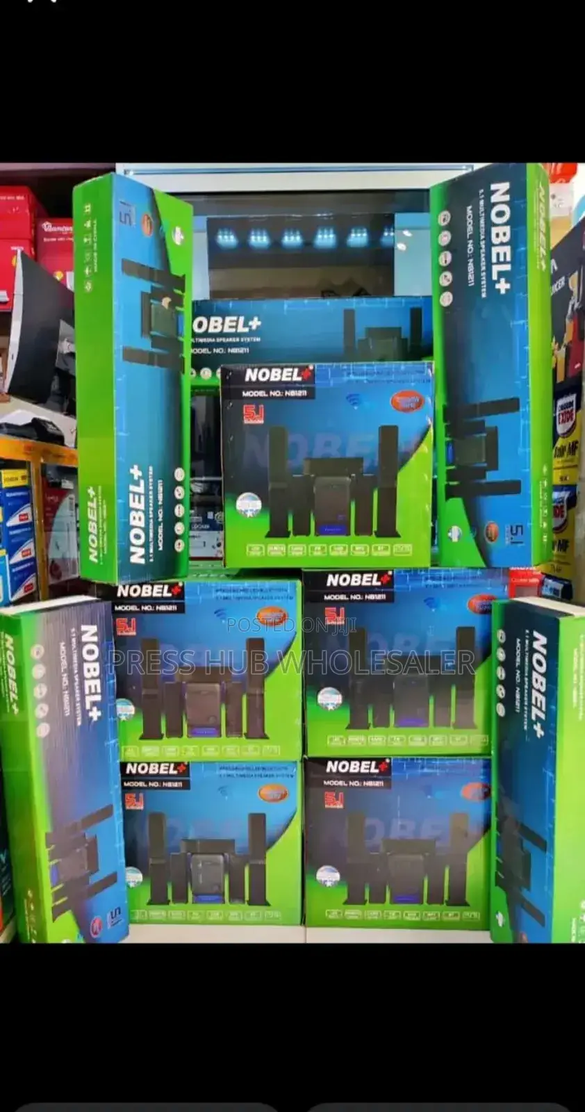 Nobel Plus Nb-1211 5.1ch Multimedia Speaker System.