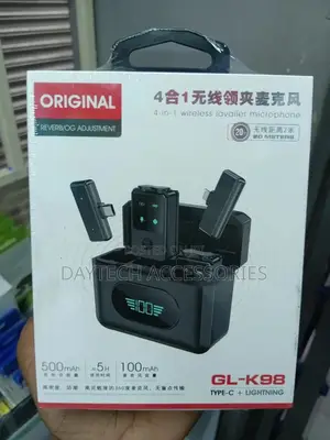 This Is a Gl- 4-in-1 Wireless Lavalier Microphone System.