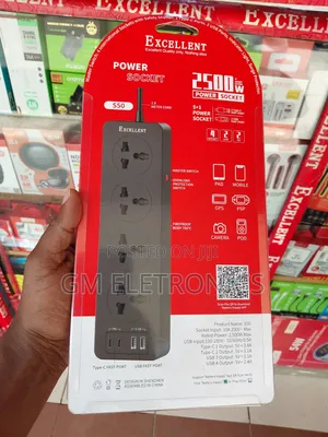 Excellent 4 Way Power Extension.
