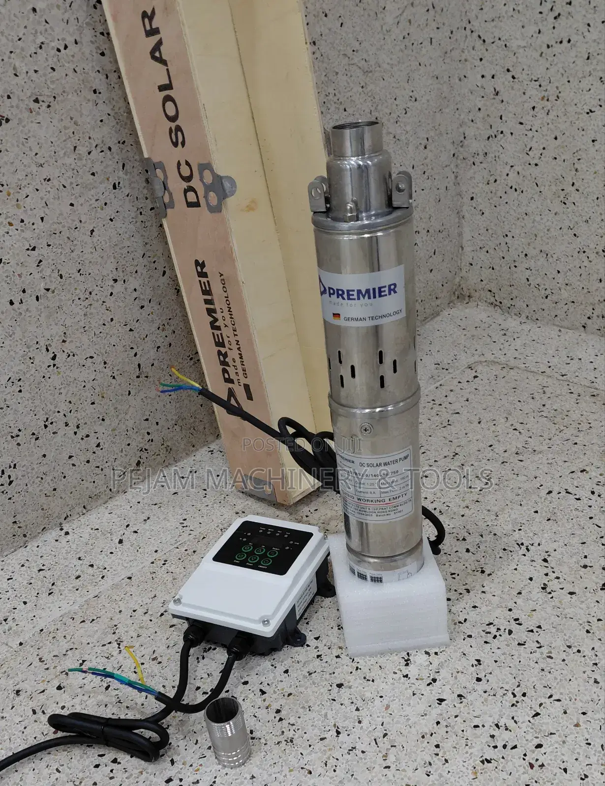 Premier Dc96v 0/140-96/750w Solar Submersible Pump