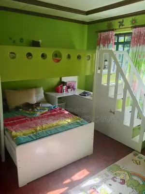 White Mahogany Bed 4 By 6 Double Decker. With Mattresses. We Deliver!
