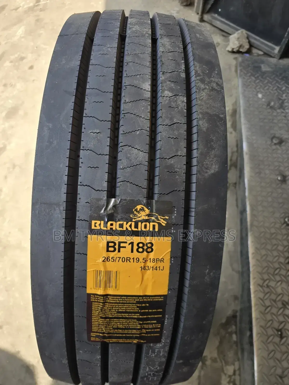 265 /70 R19. 5 Blacklion Tyres (Highway)