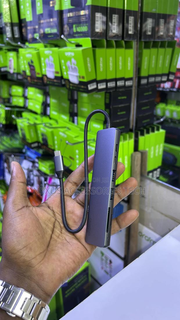 Usb-C to Hdmi Multiport Hub 7-in-1 Oraimo Powertrans - thumbnail 2