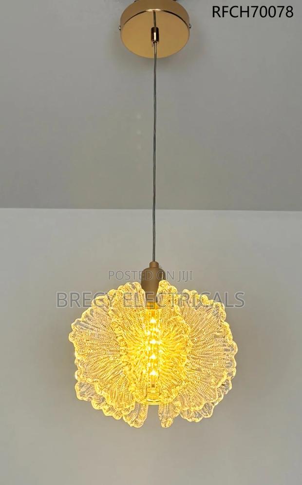 Modern Acrylic Flower Pendant Light - main view