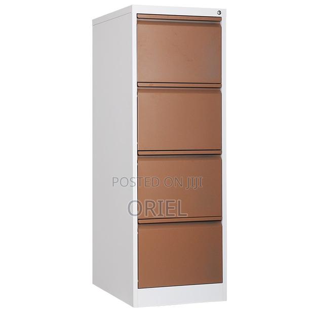 Modern Vertical Office Cabinet : 4 Drawer Metal Filing Cabinet - thumbnail 4