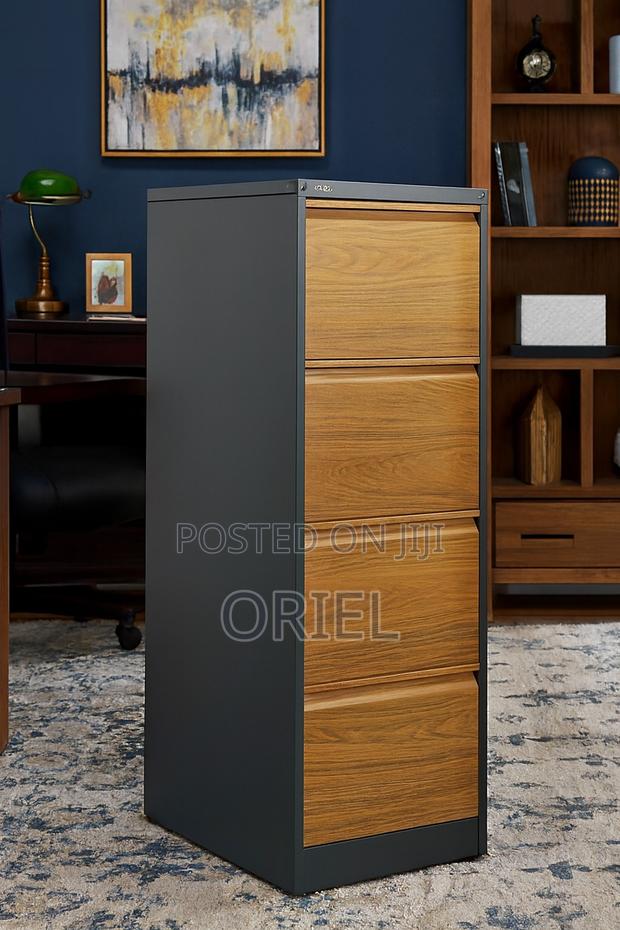 Modern Vertical Office Cabinet : 4 Drawer Metal Filing Cabinet - thumbnail 16
