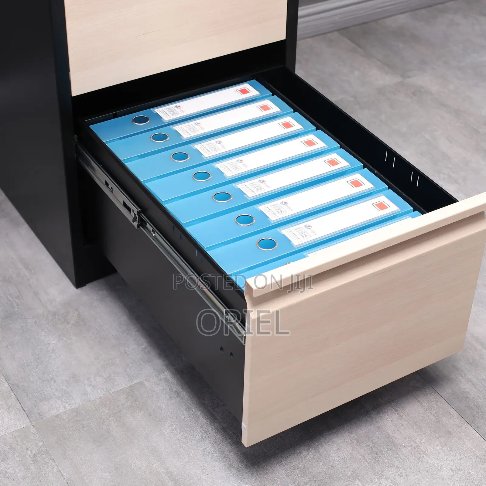 Modern Vertical Office Cabinet : 4 Drawer Metal Filing Cabinet