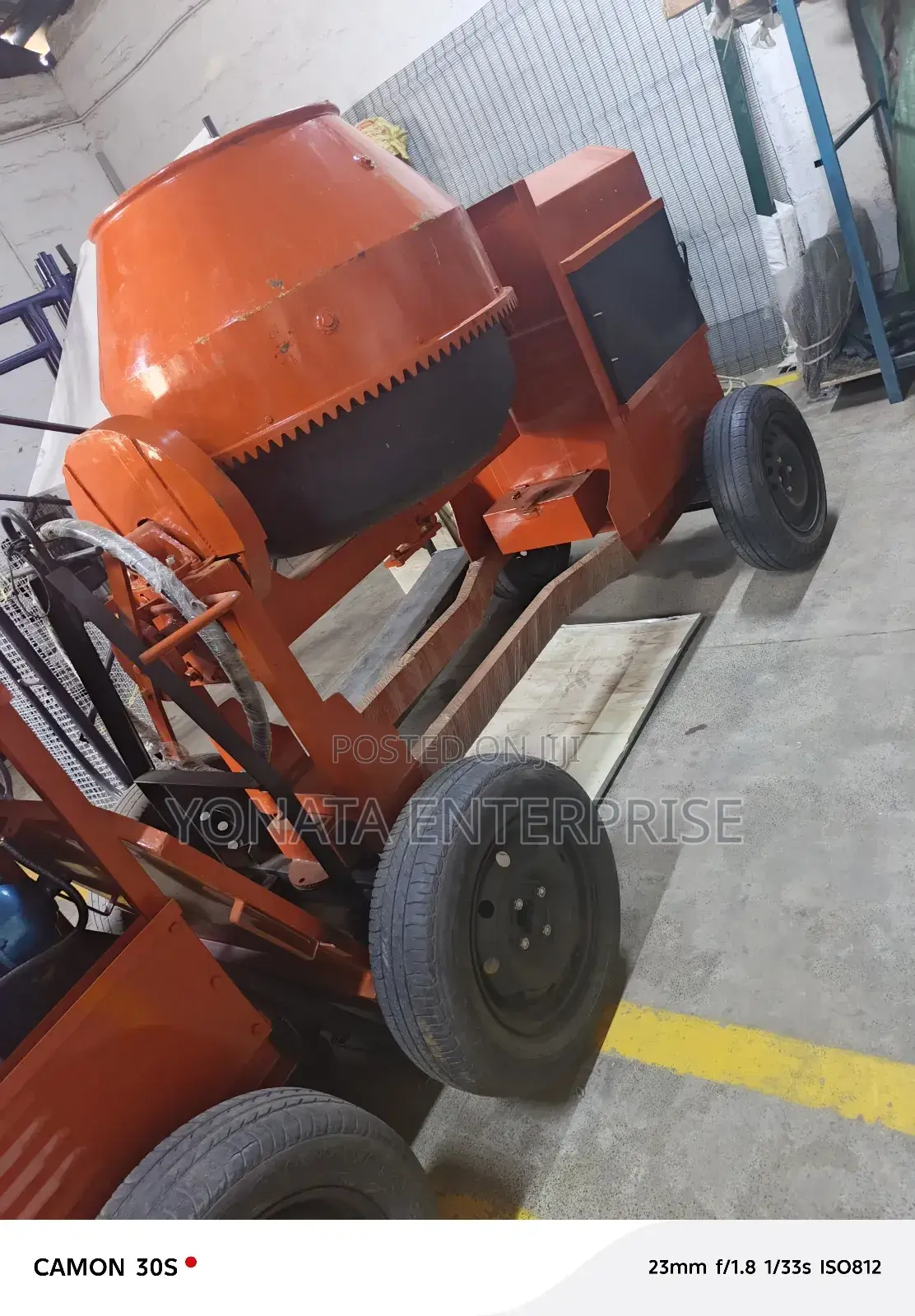 Indian Diesel Concrete Mixer (Titan)-Engine 6.5hp; 500ltrs