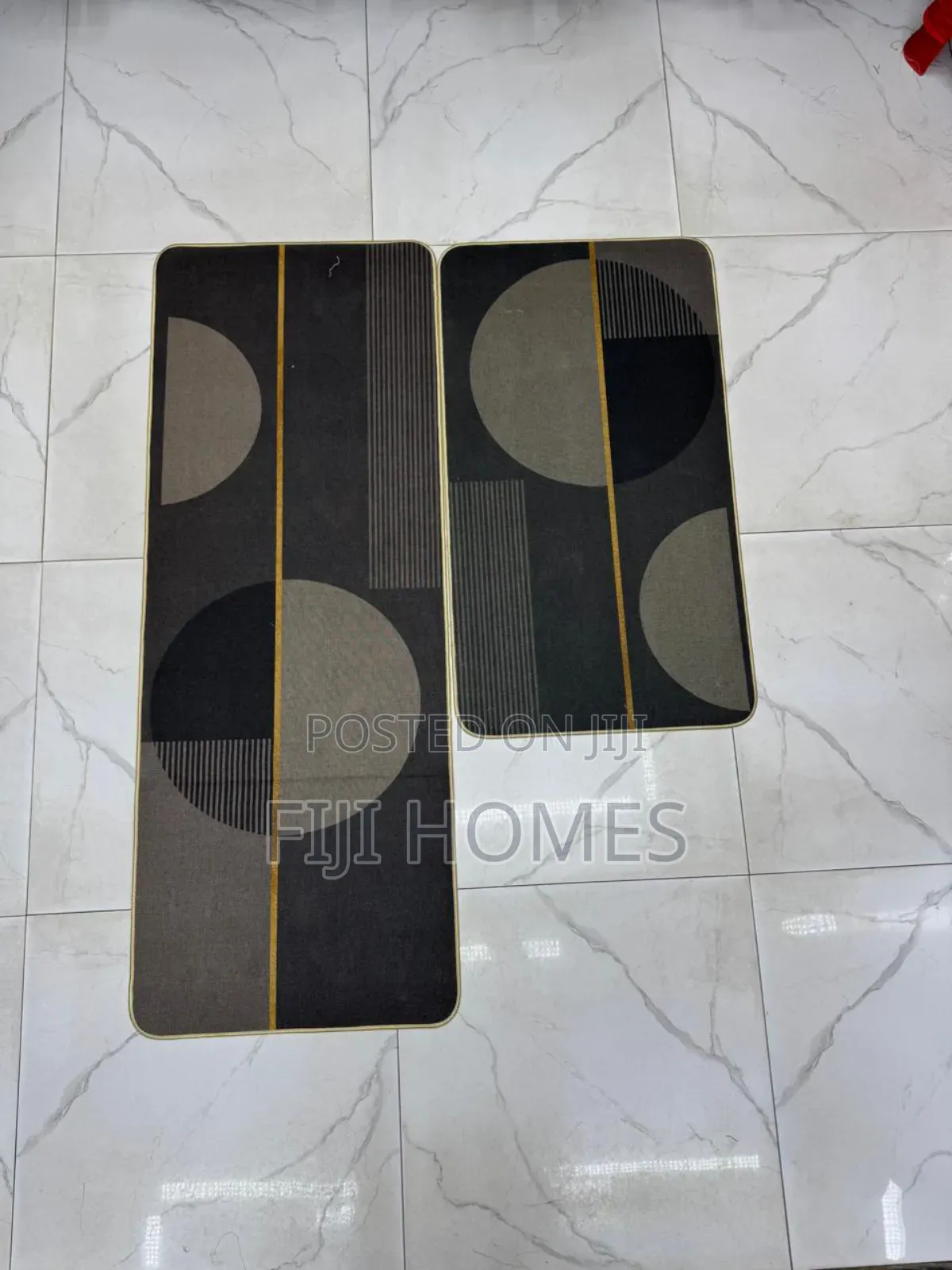 2-Piece Kitchen Mat Set | Non-Slip Rubber Mats