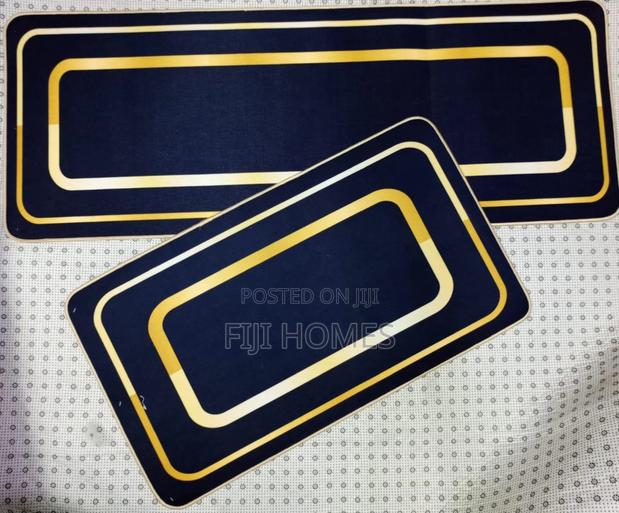 2-Piece Kitchen Mat Set | Non-Slip Rubber Mats - thumbnail 4