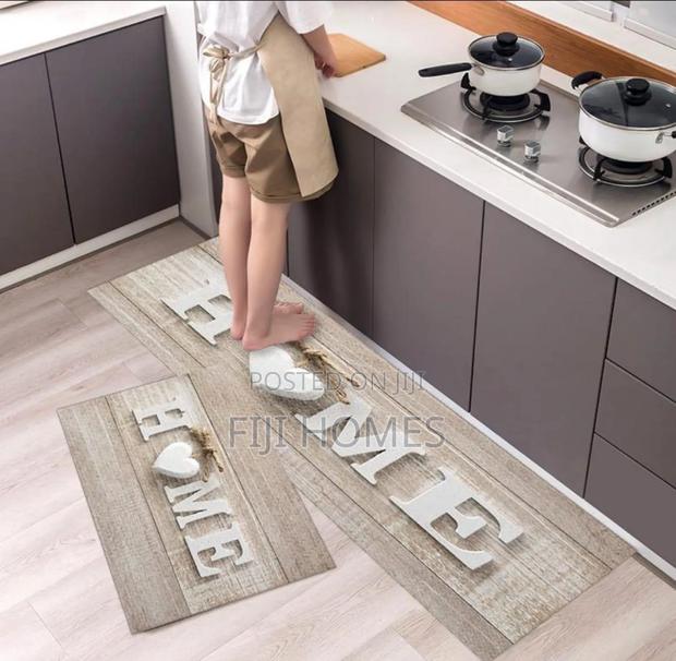 2-Piece Kitchen Mat Set | Non-Slip Rubber Mats - thumbnail 6