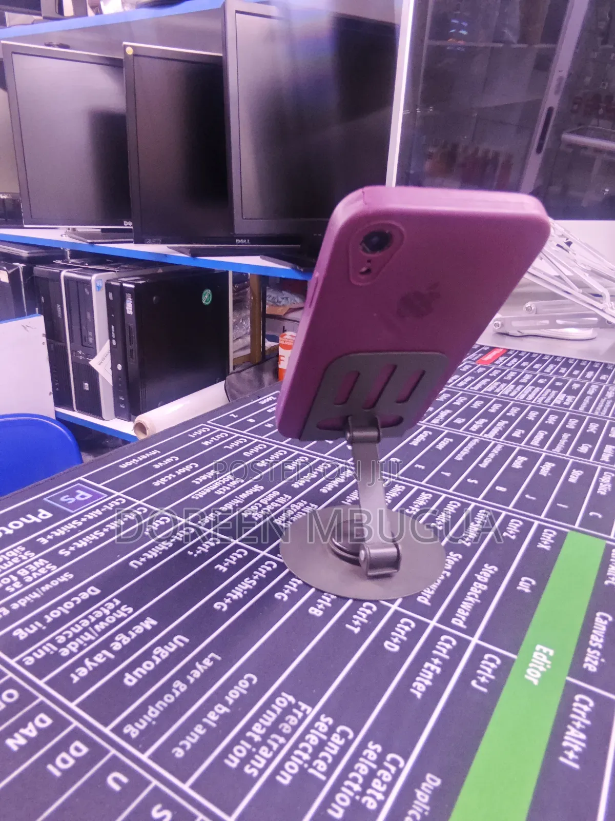 Metallic Phone Stand