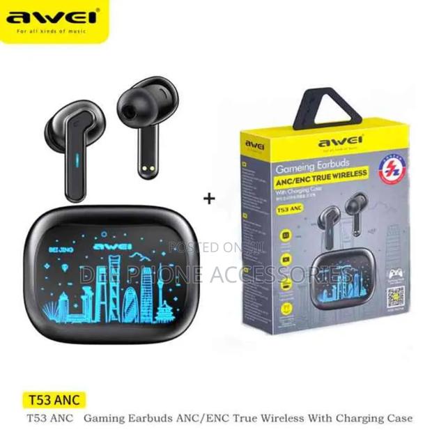 Awei T53 Anc TWS Wireless Earbuds - thumbnail 3