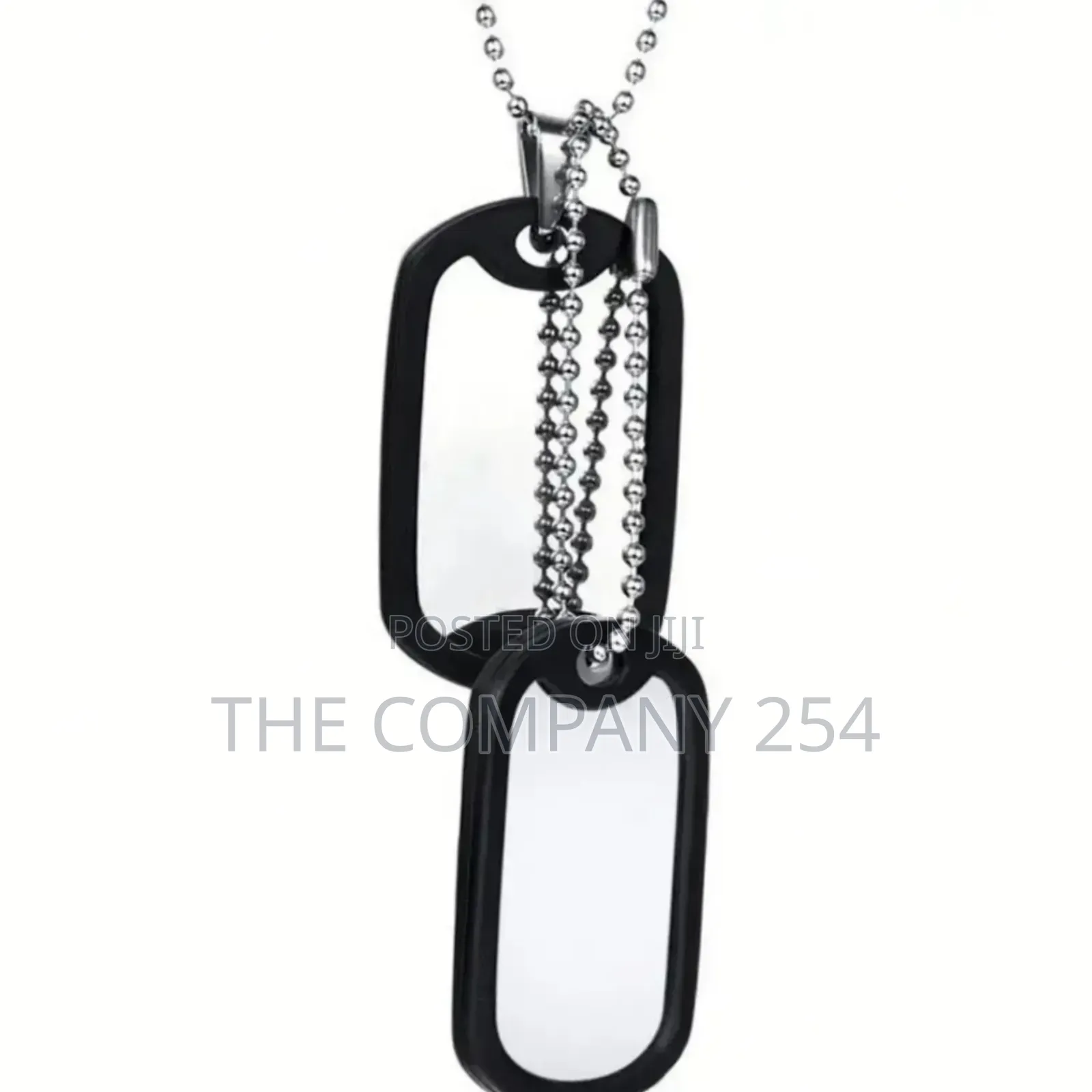 Outdoor Id Name Stainless Steel Necklace Engraving Tactical Dogtag