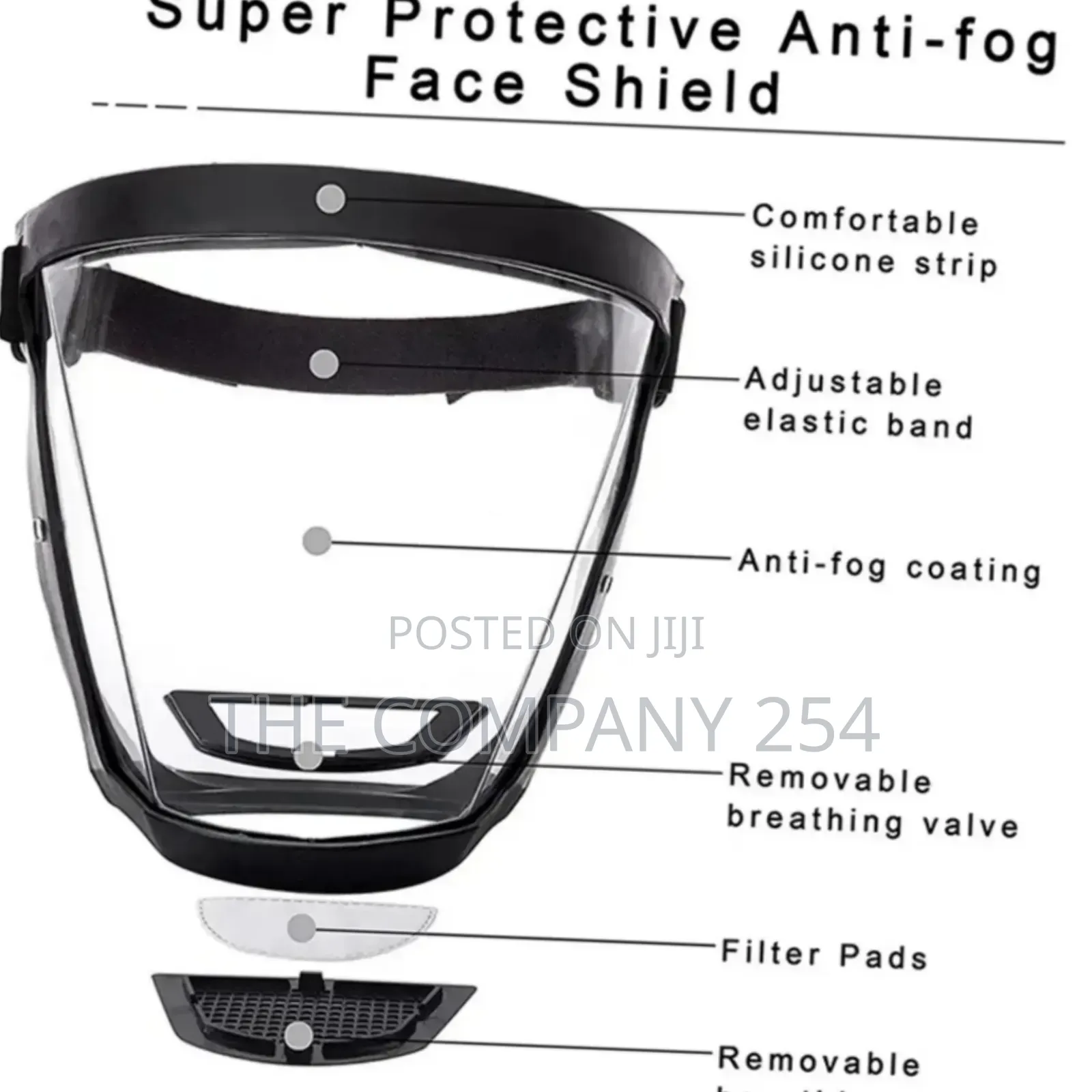 Full Face Protector Shield Transparent Protective Screen Kitchen