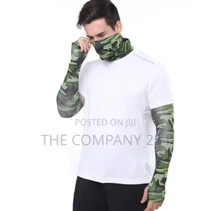 Arm Sleeves & Neck Scarf Set Anti-uv Sun Protection For Outdoor Riding
