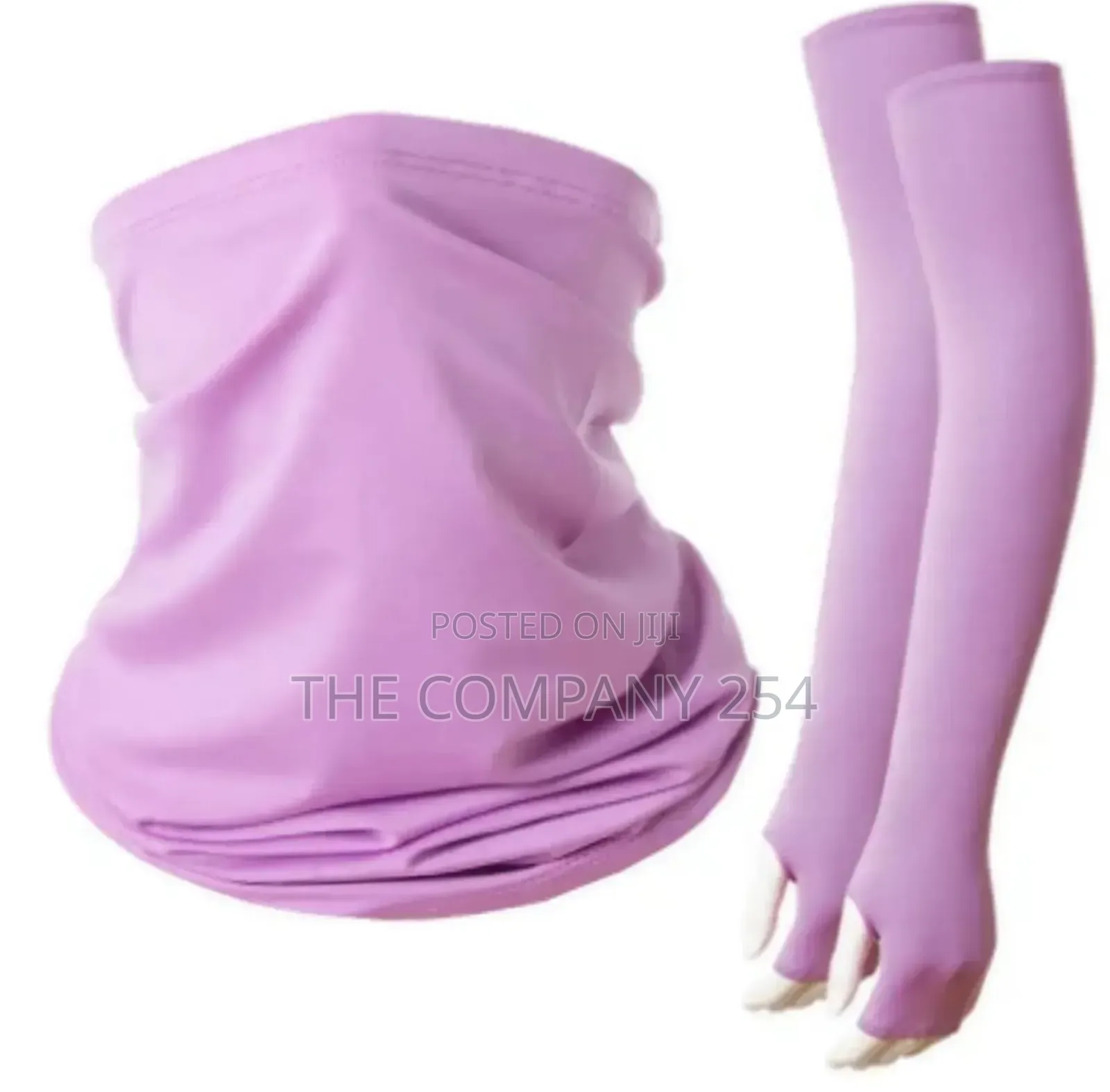 Arm Sleeves & Neck Scarf Set Anti-uv Sun Protection For Outdoor Riding